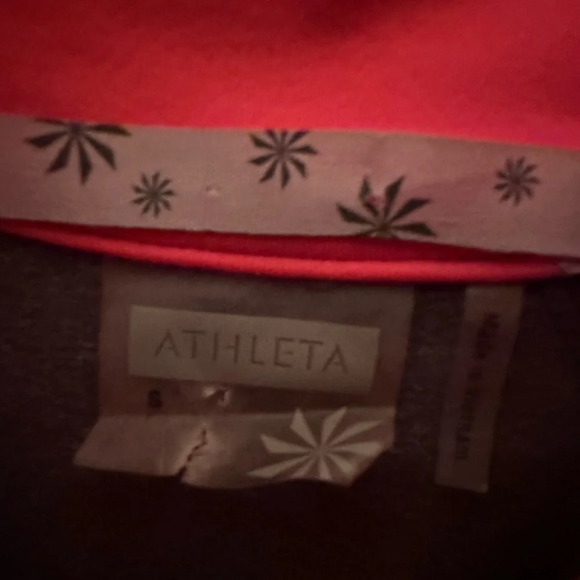 ATHLETA Retro Renew SMALL Gray Flirty Jacket With Tiered Ruffle Layers Twirly - Picture 3 of 11